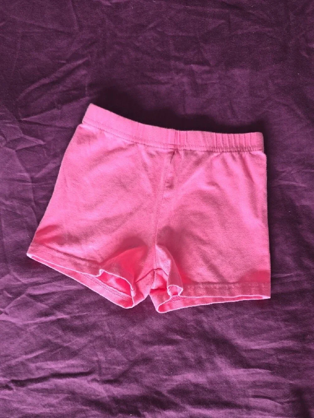 Carter's Girls 4-Pack Cotton Stretch Shorts — Pink, Mint, Lavender, Gray